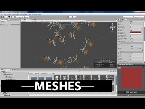 Unity's Shuriken Particle System: Meshes