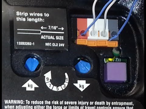 Garage Door Opener Remote Control Programming - PURPLE Learn button