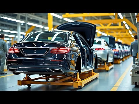How the Mercedes C-Class Is Made – Inside the Robotic Factory of Precision | THE MAKING