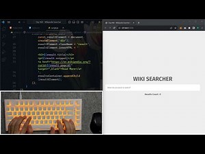ASMR Programming - Wikipedia Api in JavaScript - No Talking