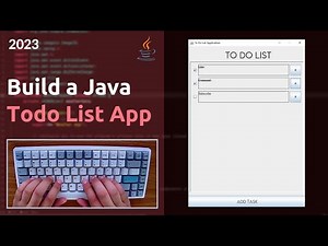 ASMR Programming: Build a Todo List GUI with Java Swing