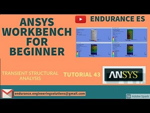 ANSYS | TRANSIENT STRUCTURAL ANALYSIS |TIME VARYING LOADING ON SPRING | TUTORIAL 43