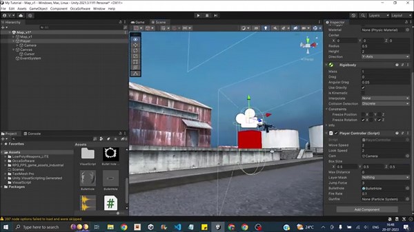 Creating a FPS in Unity step by step tutorial [Text tutorial with code samples in comments]