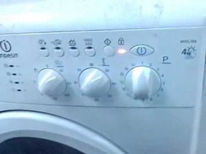 indesit washing machine