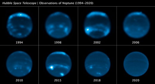 Neptune's Disappearing Clouds Linked to the Solar Cycle - NASA Science