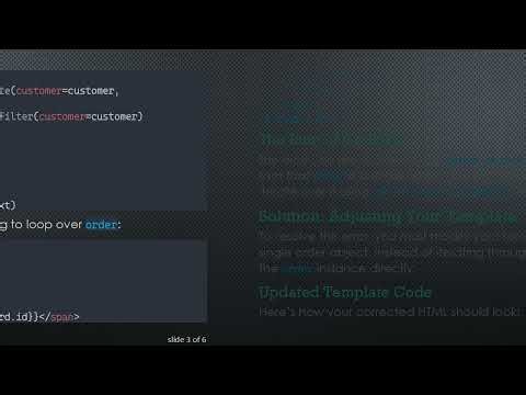 Resolving the Order Object Not Iterable Error in Django