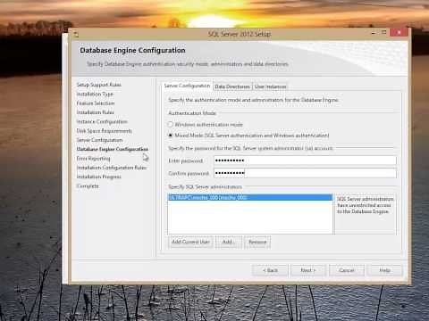 Installing SQL Server 2012 Express