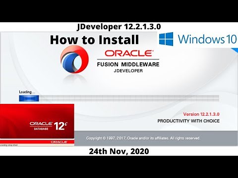 How to Install Oracle JDeveloper 12c | 12.2.1.3.0 | ADF 8K