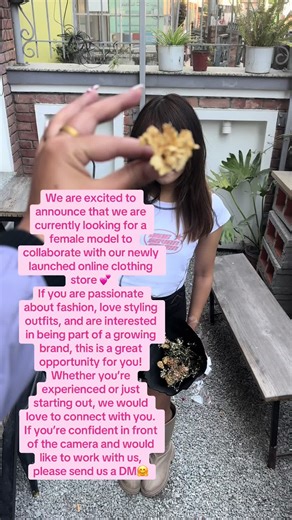 Female Model Collaboration Opportunity for Online Clothing Store