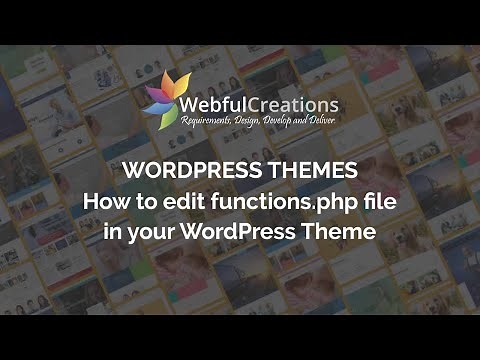 How to edit WordPress theme's functions.php file | Webful Creations