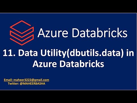 11. Data Utility(dbutils.data) in Azure Databricks in Databricks utilities