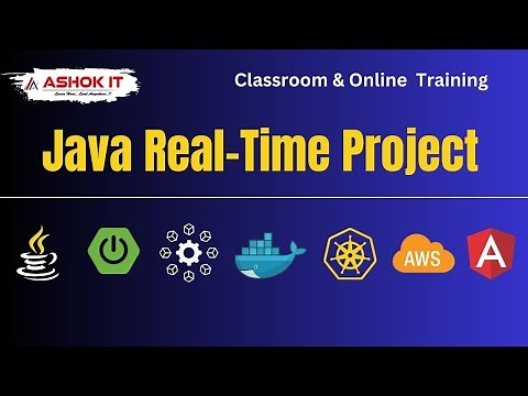 Java Realtime Project (Fullstack) | Session -01 | Ashok IT