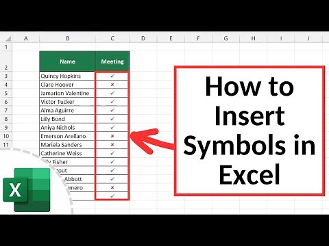 How to Insert Symbol in Excel