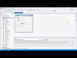Creating a Simple Windows Form App