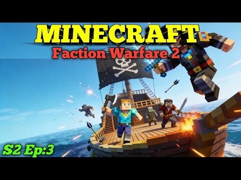 Unexpected Pirate Ship Battle! Me & My Soldier | Minecraft PE