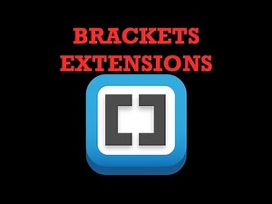 Brackets Extensions - Full video