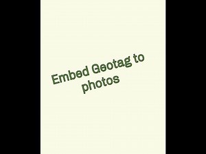 Geotag photos using GeoSetter