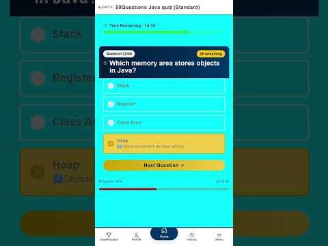 50Questions Java Quiz