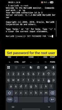 Install MySQL on Android using Termux (MariaDB)