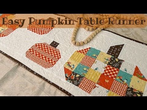 The PERFECT Fall Quilted Table Runner Tutorial!!!