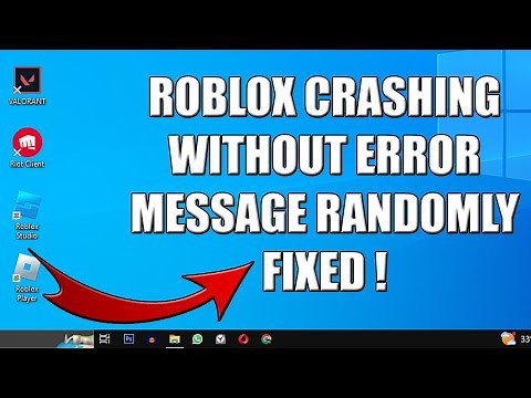 Roblox Crashing without Error Message Randomly FIXED