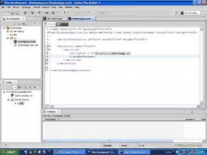 First Steps in Flex - Desktop Applications