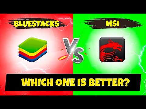 BLUESTACKS VS MSI | Which one is better for free fire?