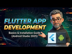 Flutter App Development Basics & Installation Guide (Android Studio 2025) | Step-By-Step Tutorial