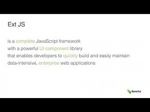 Introduction: Building an Ext JS Application Using Modern Toolkit