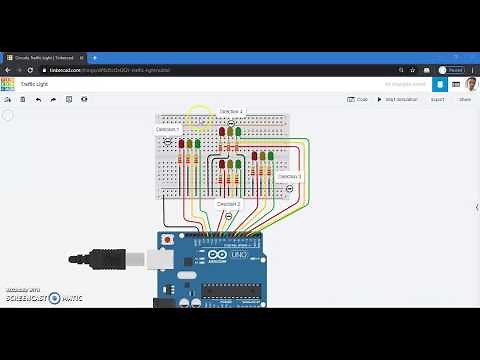 Arduino Traffic Light Controller Tutorial Using Tinkercad