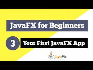 JavaFX Tutorial for Beginners 3 - First JavaFX Application