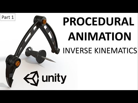 Inverse Kinematics Unity Tutorial (Part 1) Unity 3d Tutorial - Procedural Animation Unity - IK Anima