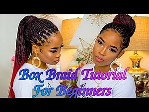 Easy DIY Box Braids TUTORIAL For Beginners | Karrill DaDiva