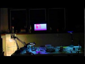 Mini RGB LED video wall using a Netduino and an Adafruit LED strips
