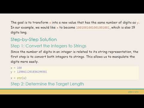 How to Loop a Variable Cyclically in Python: Synchronizing Integer Lengths x and y