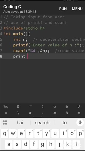 Master Printf & Scanf in 30 Seconds!🔥Day 4 C language series #short #shortvideo #dance #funny