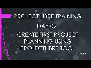 #02 Create First Project Planning Using ProjectLibre Tool | ProjectLibre Tutorial