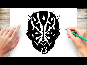 How To Draw Darth Maul from Star Wars Step by Step