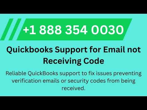 Quickbooks Support for Email not Receiving Code [Support~~Line]