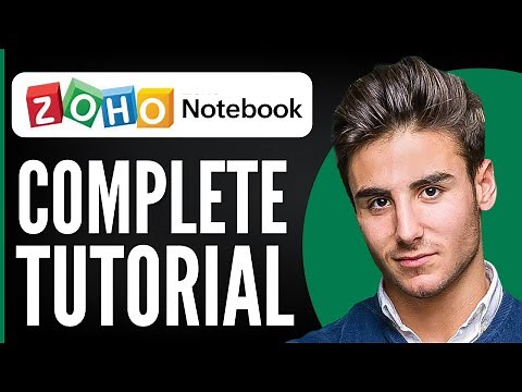 Zoho Notebook for Beginners | Full Tutorial 2025