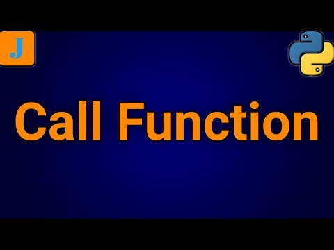 How To Call A Function In Python