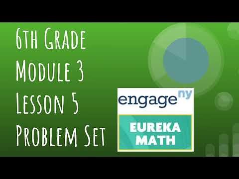 Engage NY// Eureka Math Grade 6 Module 3 Lesson 5 Problem Set