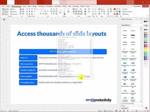 How to create and save PowerPoint table templates?