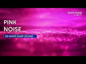 Pink Noise Sleep Sound - 10 Hours - Black Screen