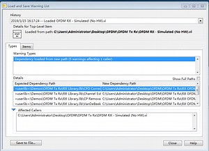 Streaming OFDM Transmitter and Receiver