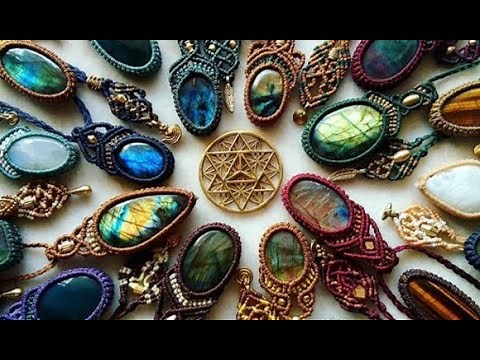 DIY Macrame Necklace Tutorial | Micro Macrame easy step by step