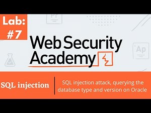 SQL injection Attack - Querying The Database Type and Version on Oracle