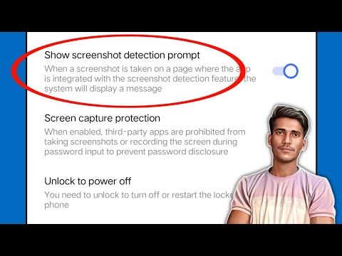 Show screenshot detection prompt ka matlab kya hota hai