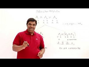Matrix Chain Multiplication using Dynamic Programming Formula Video Lecture | Algorithms - Computer Science Engineering (CSE)