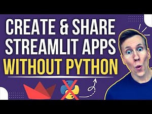 How to Build & Share Streamlit Apps WITHOUT Installing Python
